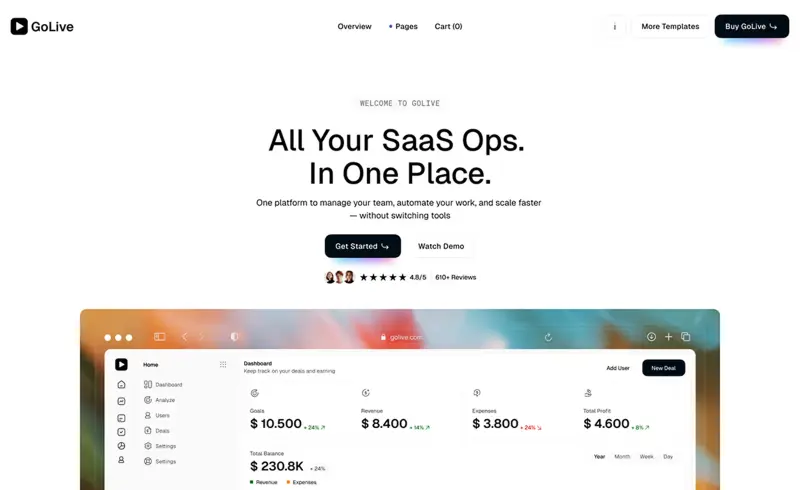 Step 3: SaaS operations landing